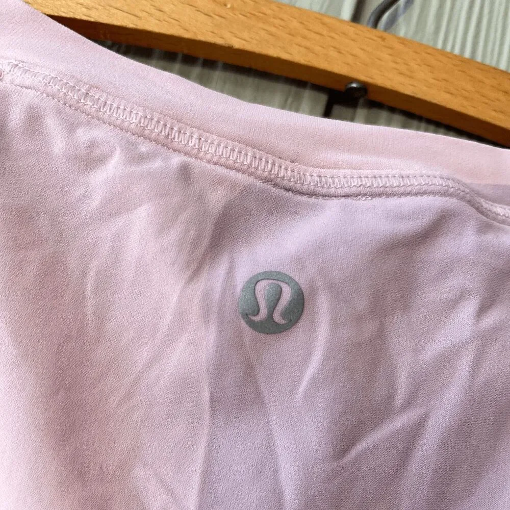 Lululemon Stripe In Stride Short Sleeve Tee - Petals Pink